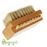 natural Wooden nail brush with boar bristle