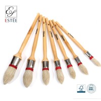 European Market Round Cleaning Chalk Paint Brush Wax Brush