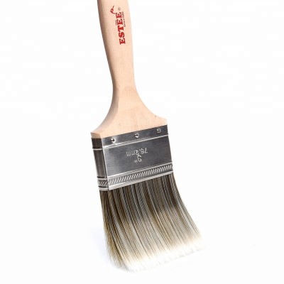 Flat Trim Paint Brush With Nylon And Polyester Bristle